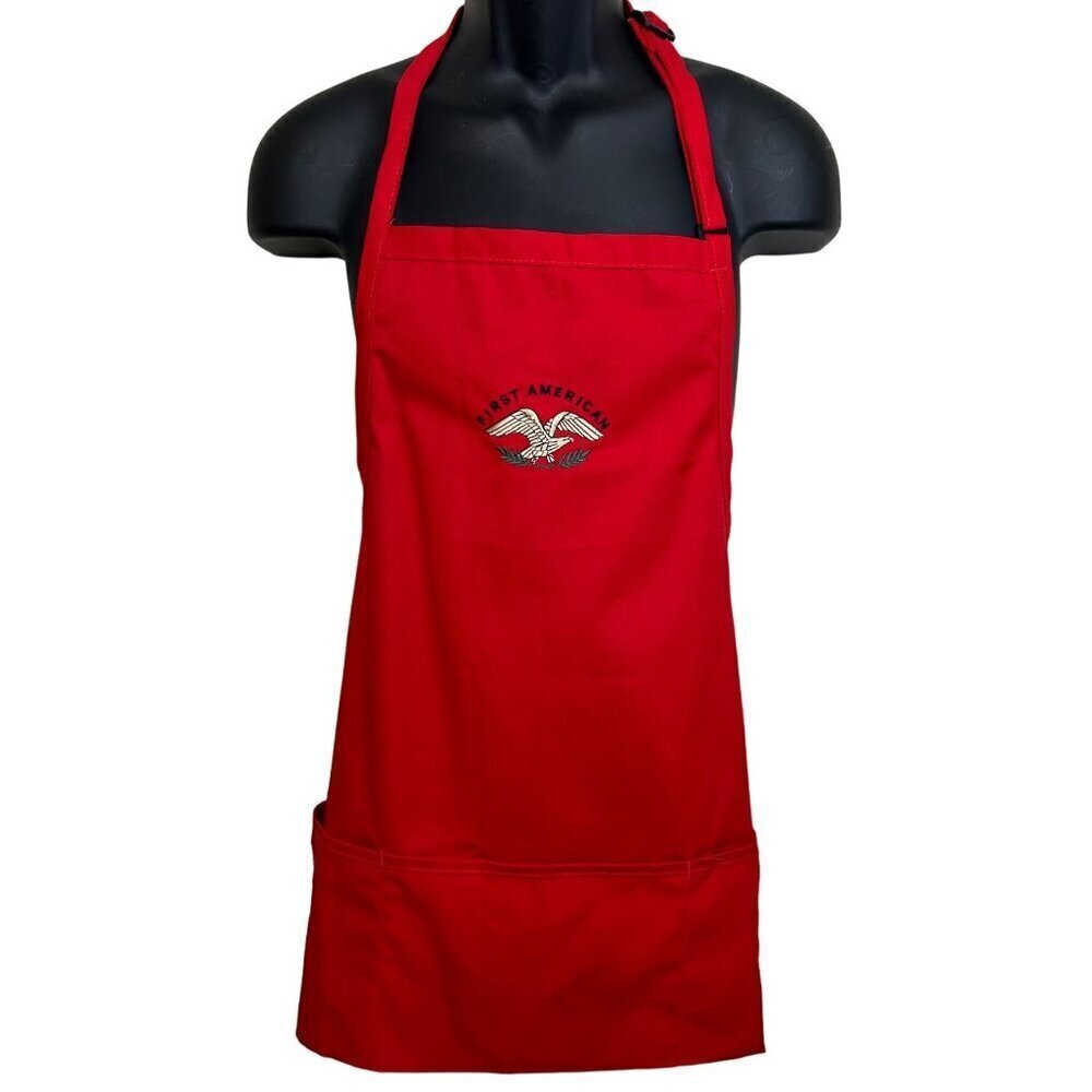 Fame First American Mortgage Company Logo Red Apron
